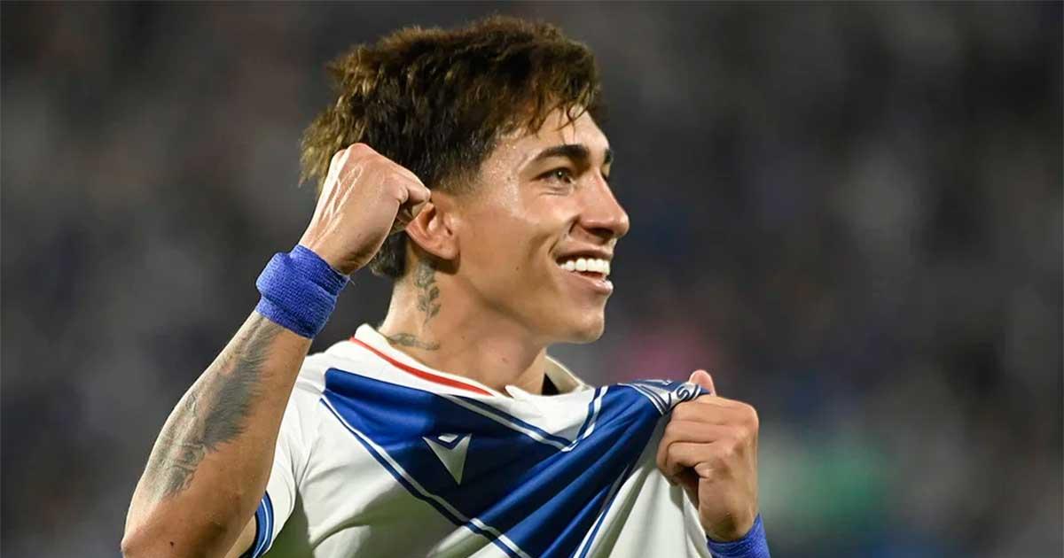 El jugador de Vélez agradeció el apoyo de los hinchas