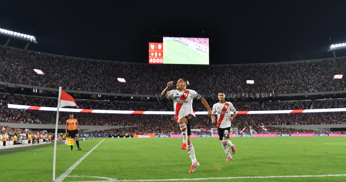 EN VIVO River vence a Gimnasia con un Juanfer onfire