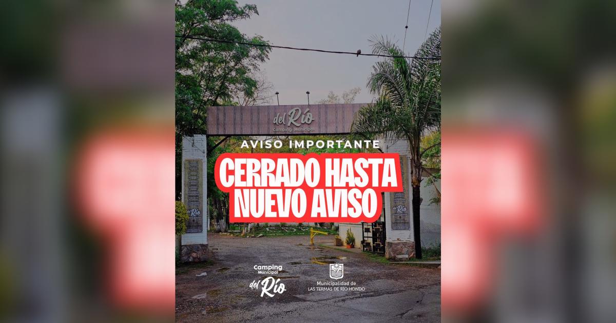 Cierre preventivo de balnearios en Las Termas ante el aumento del caudal del riacuteo Dulce