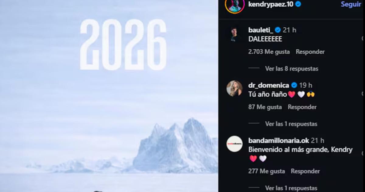 El curioso posteo de Kendry Paeacutez antes de sumarse a River