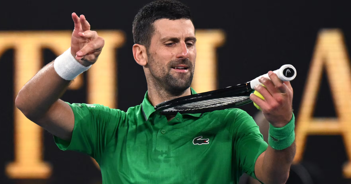 Novak Djokovic le ganoacute a Jannik Sinner y es el otro finalista del Abierto de Australia