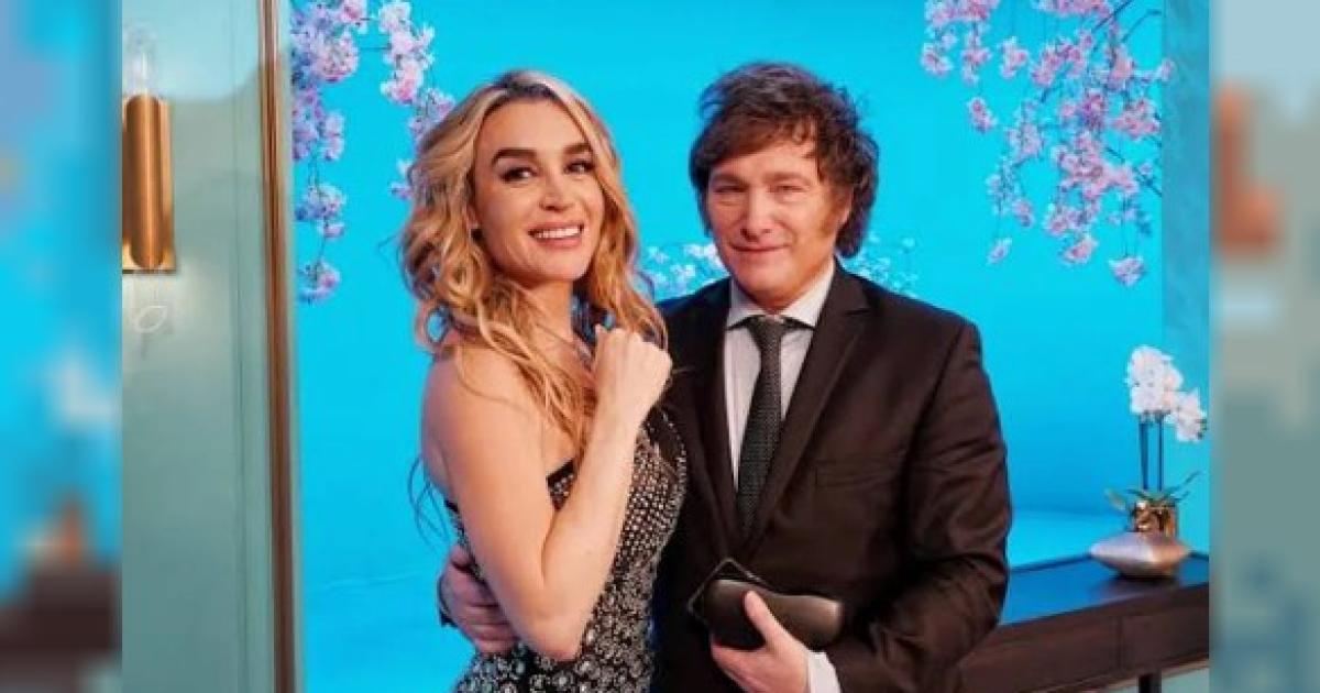 Ftima Florez y Javier Milei Foto- Agencia NA (Captura)