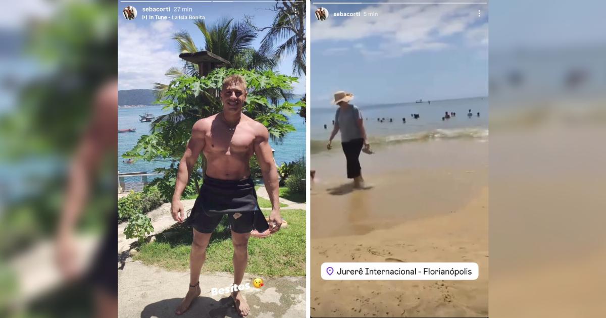 Las historias que compartío en su perfil de Instagram con la leyenda besitos