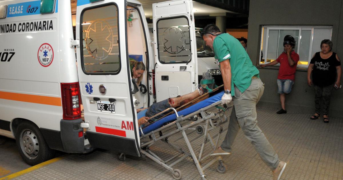 BALACERA- Un adolescente terminó hospitalizado resultante de un accidentado encuentro entre equipos del Bosco III y del Río Dulce