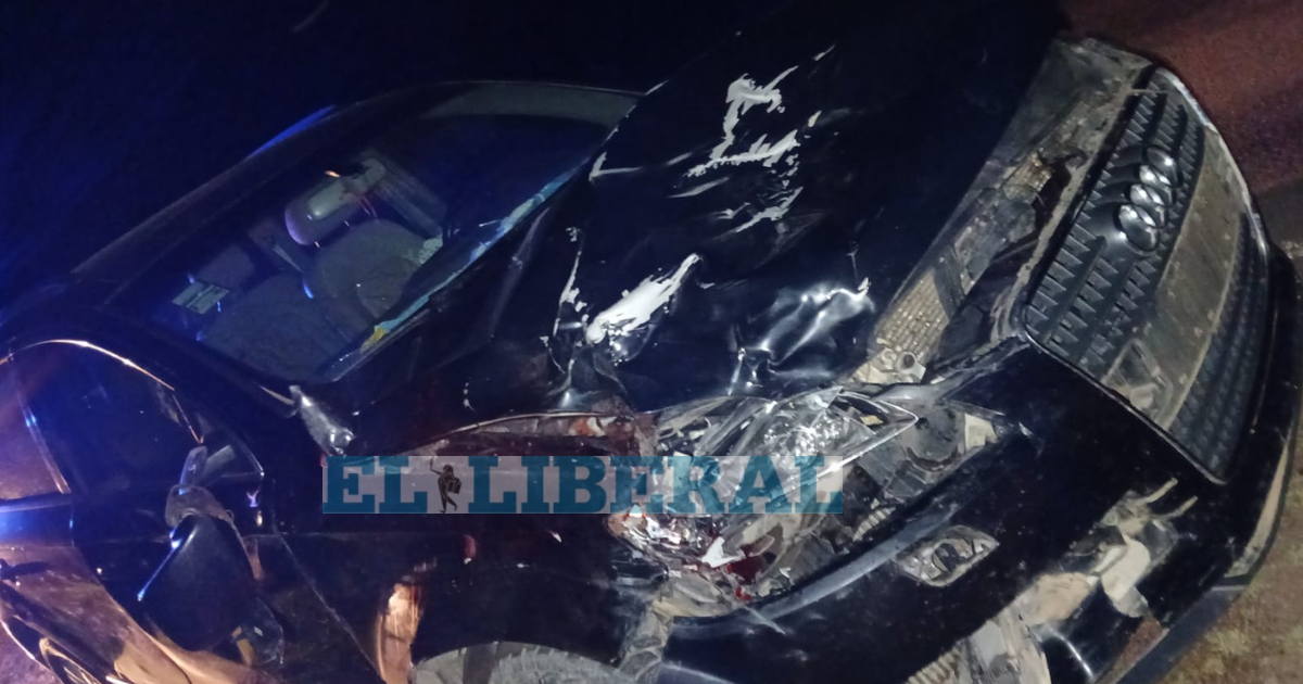 Accidente en la Ruta 92- conductor chocoacute contra un caballo y se salvoacute de milagro