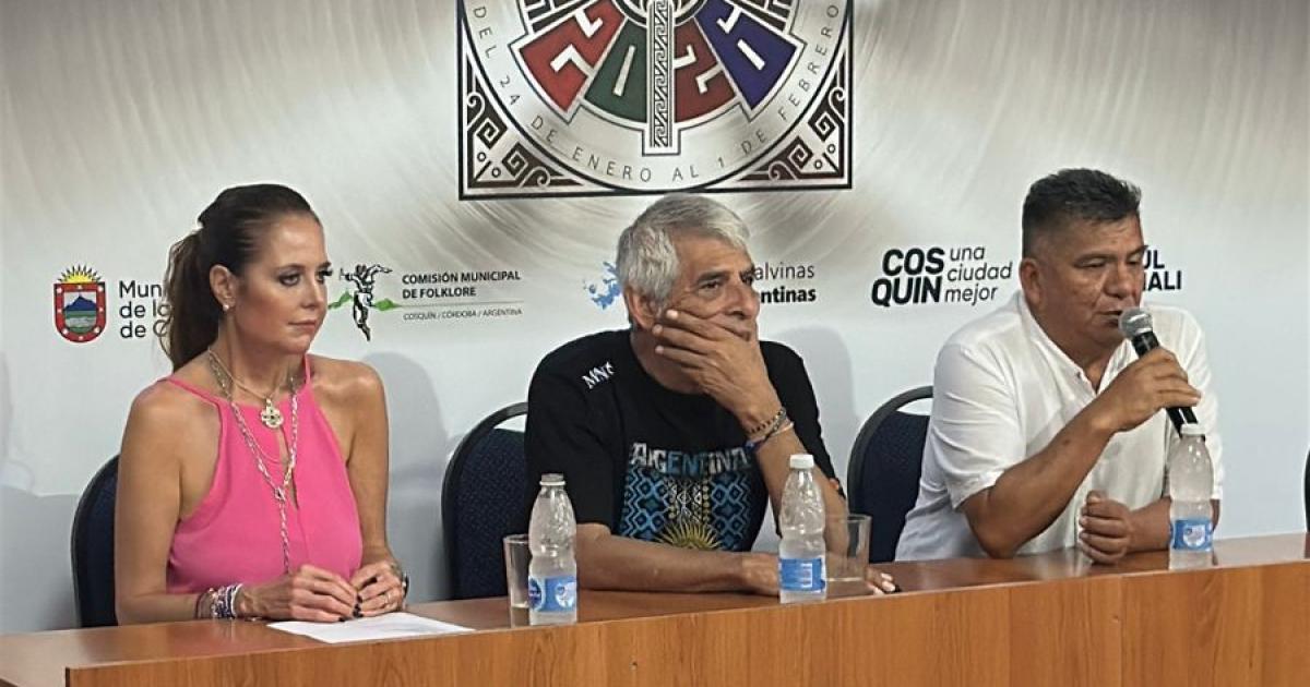 PROTAGONISTA Durante el anuncio de Añoranza Santiagueña estuvieron Maia Peteco y Pancho