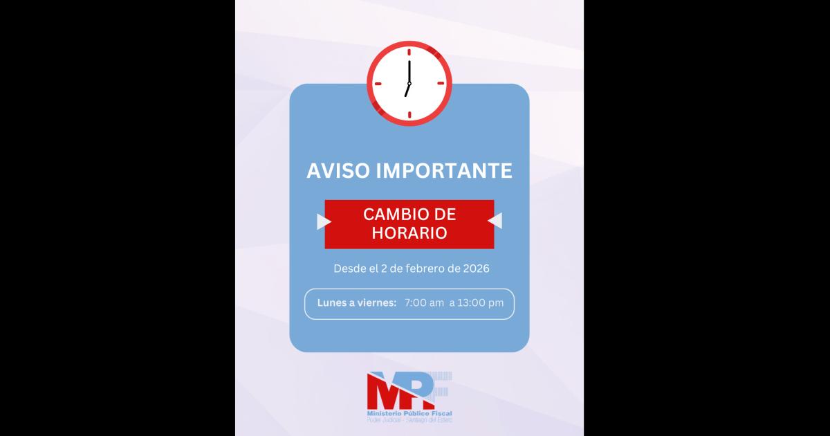 El MPF dio a conocer su horario de atencioacuten al puacuteblico