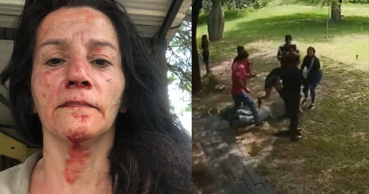 La mujer denunció que fue salvajemente golpeada en una finca de El Polear