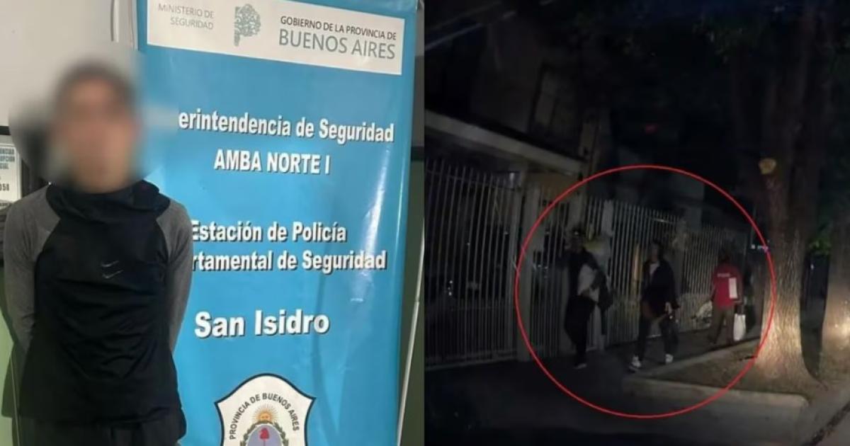 Filmaciones de la zona registraron cómo huyeron- dos de ellos fueron detenidos (Foto- captura de video  TN)