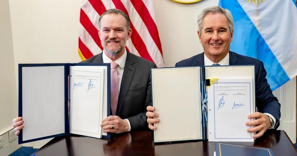 La Argentina y Estados Unidos firmaron un Acuerdo de Comercio e Inversioacuten Reciacuteproco