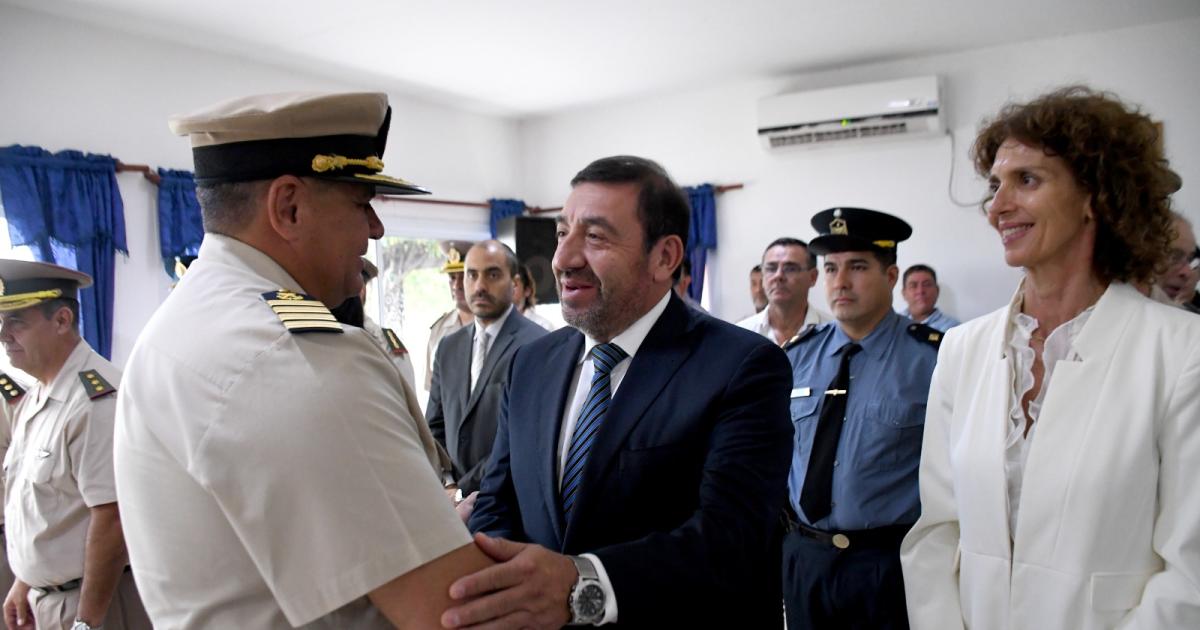 Acto- asumioacute el nuevo jefe de la Prefectura Embalse Riacuteo Hondo