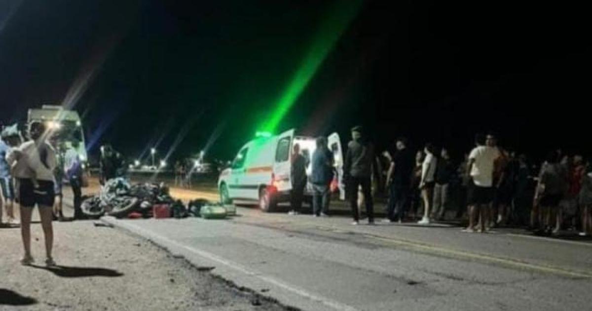 Ruta 34- choque entre dos motos terminoacute con un conductor herido