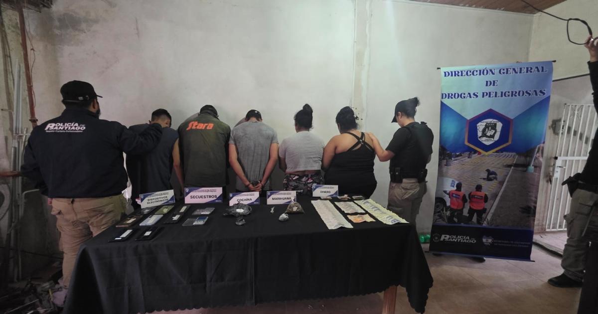 Secuestran cocaiacutena marihuana y 9 plantines de cannabis sativa en Pampa de los Guanacos
