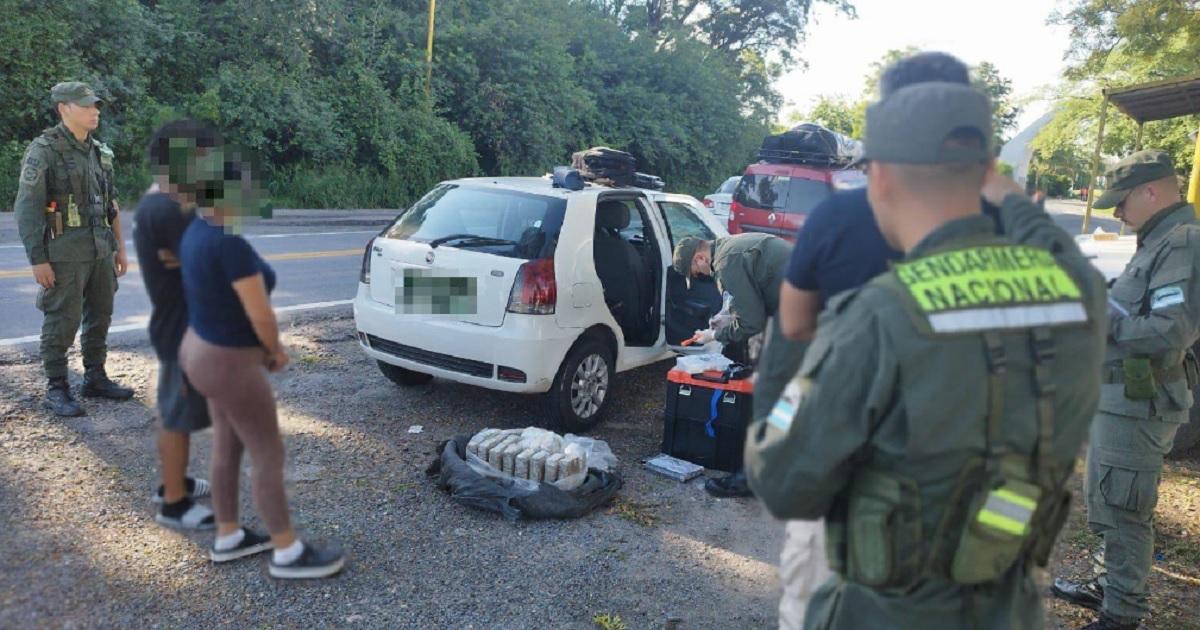 Gendarmería Nacional secuestra 17 kilos de marihuana en Ruta 38 - Foto Contexto Tucum�n