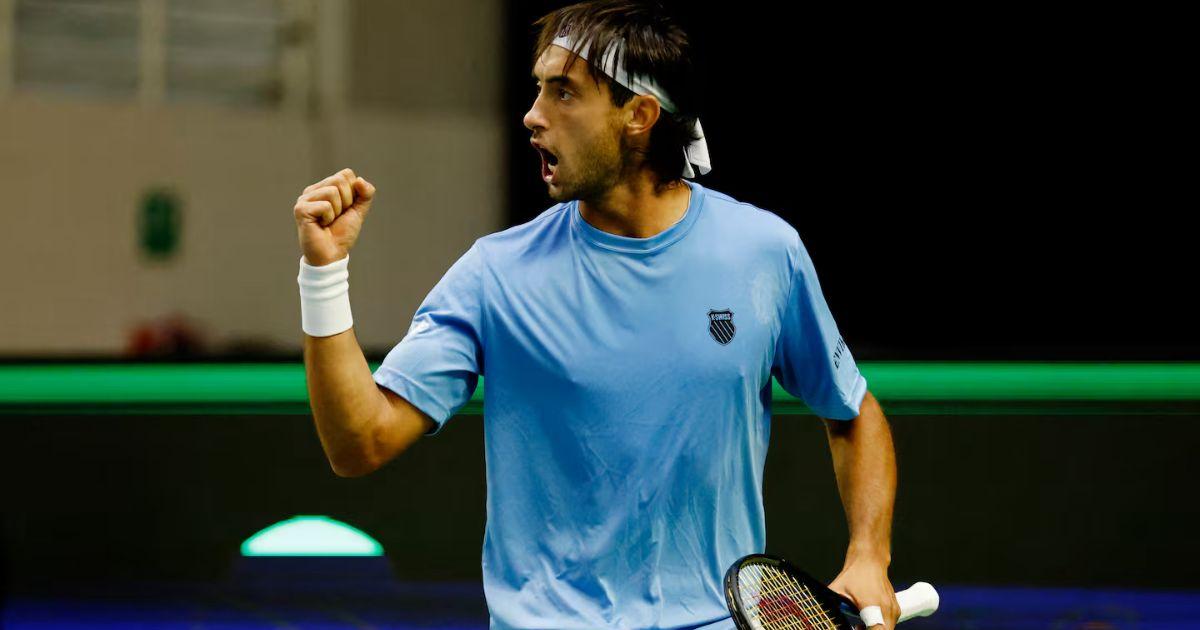 Siento alivio- el desahogo de Thiago Tirante tras un debut heroico en la Copa Davis