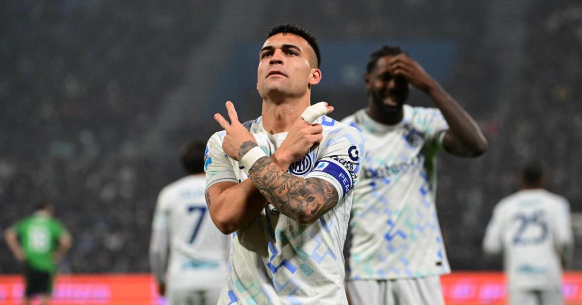 Inter con un gol Lautaro vapuleoacute 5 a 0 a Sassuolo