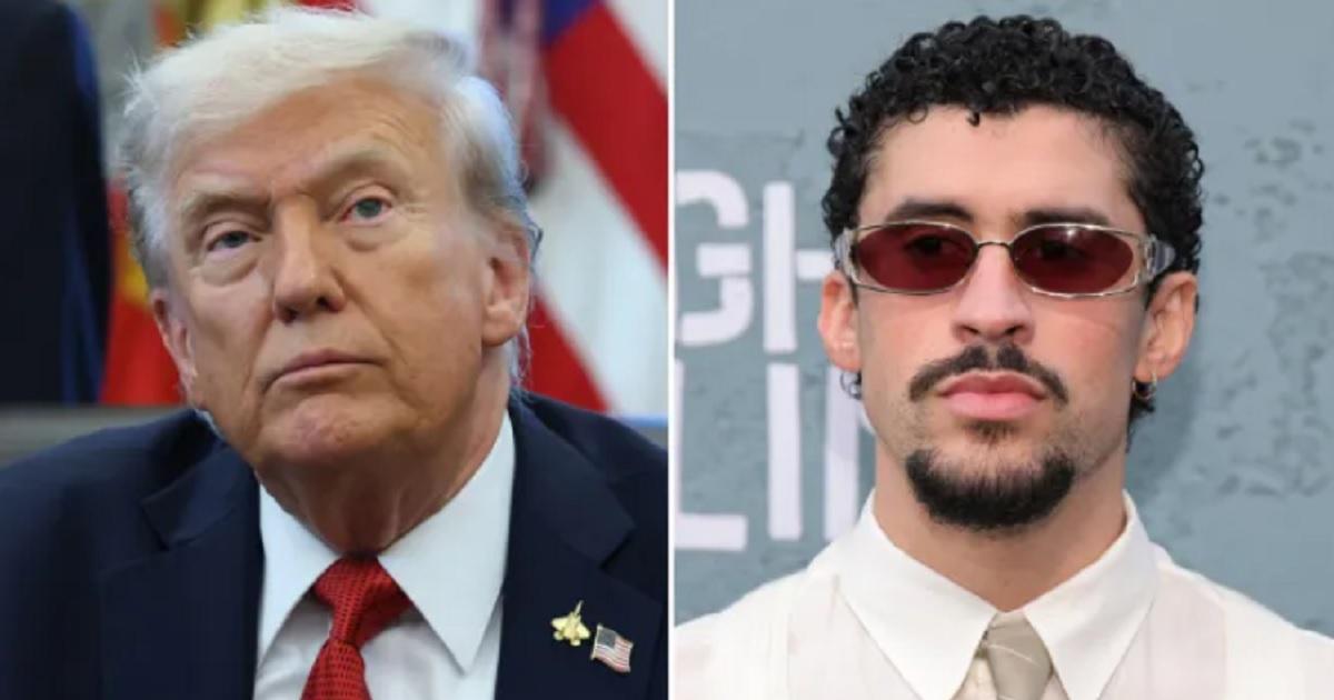 Bad Bunny en el Super Bowl generó repercusiones m�s all� del espect�culo y terminó desatando una fuerte polémica política en Estados Unidos - Foto-Biliboard