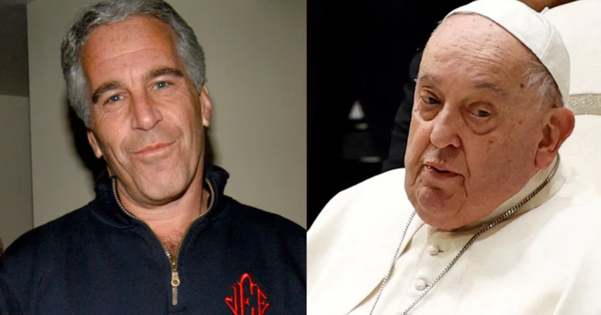 El papa Francisco y el pedófilo Jeffrey Epstein (Fotos- Reuters)