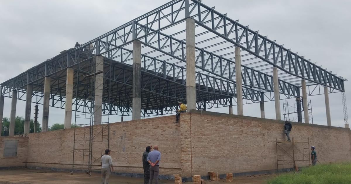 En Choya la obra del Polideportivo lleva casi el 70-en-porciento- de lo proyectado