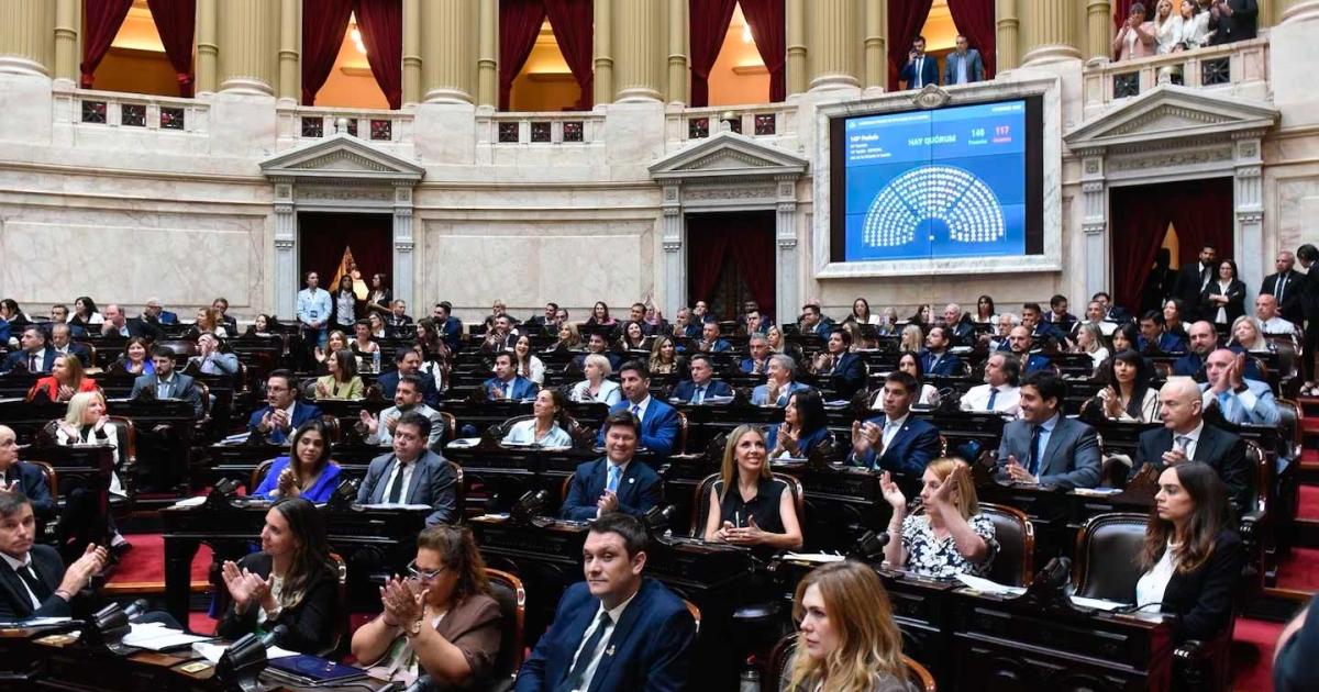 Hubo varios cruces entre legisladores durante la presentación del proyecto (Foto- C�mara de Diputados)