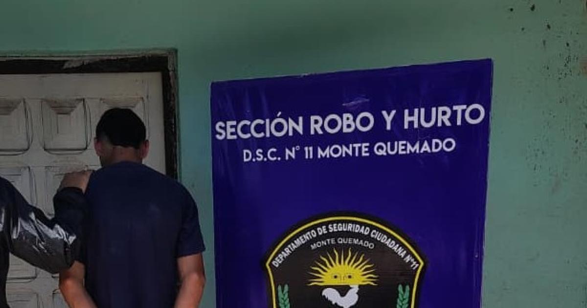 Aprehenden a sospechoso por muacuteltiples robos y secuestran elementos sustraiacutedos