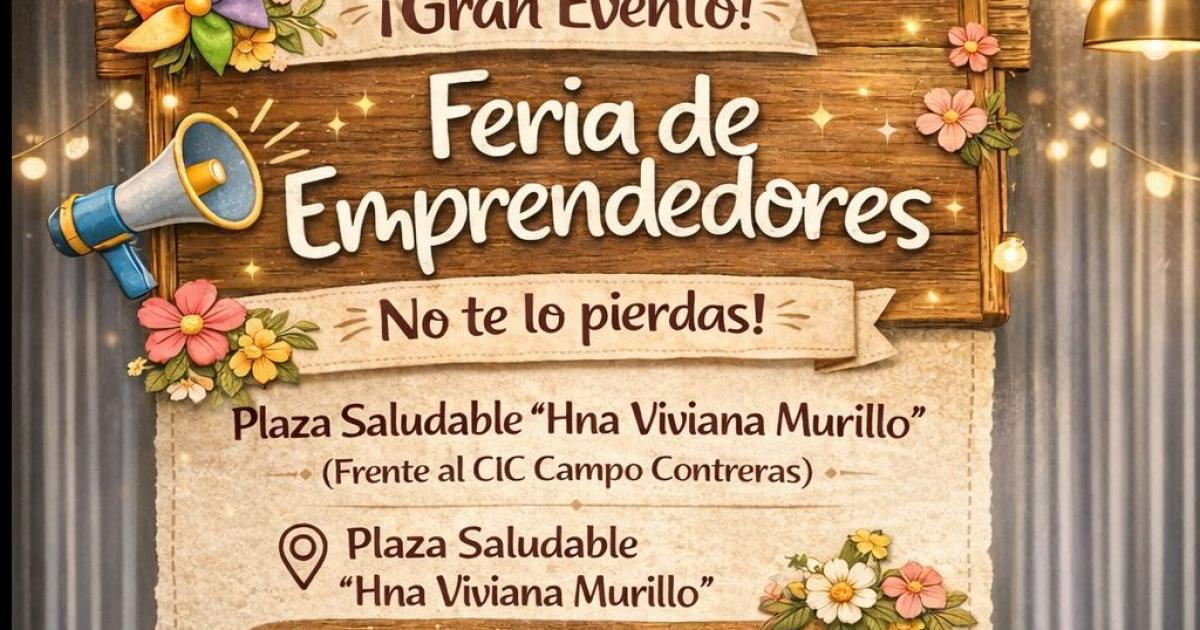 Se realiza la tercera edicioacuten de la Feria de Emprendedores