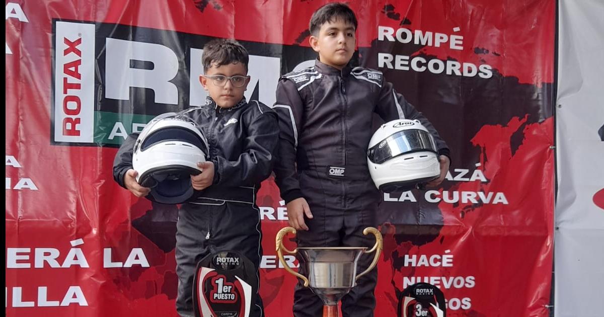 Gael e Ignacio Sierra arrancaron con podios en Colonia Caroya