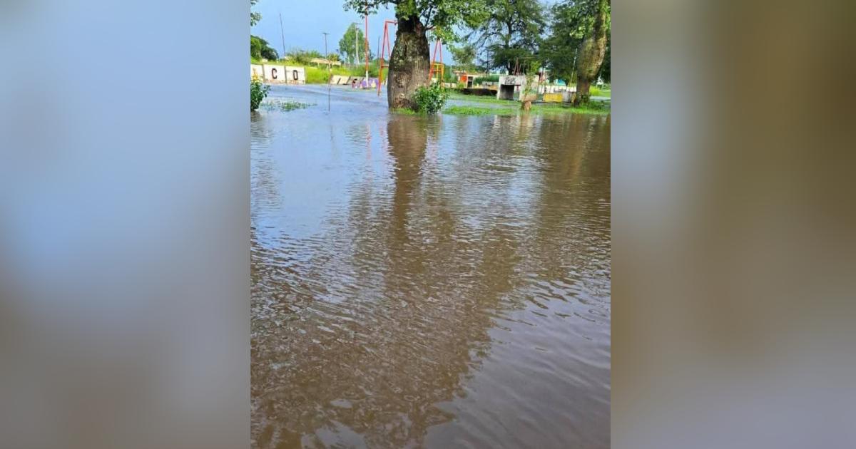 Cayeron 84 miliacutemetros en pocas horas- fuerte temporal azotoacute Riacuteo Hondo y Guasayaacuten