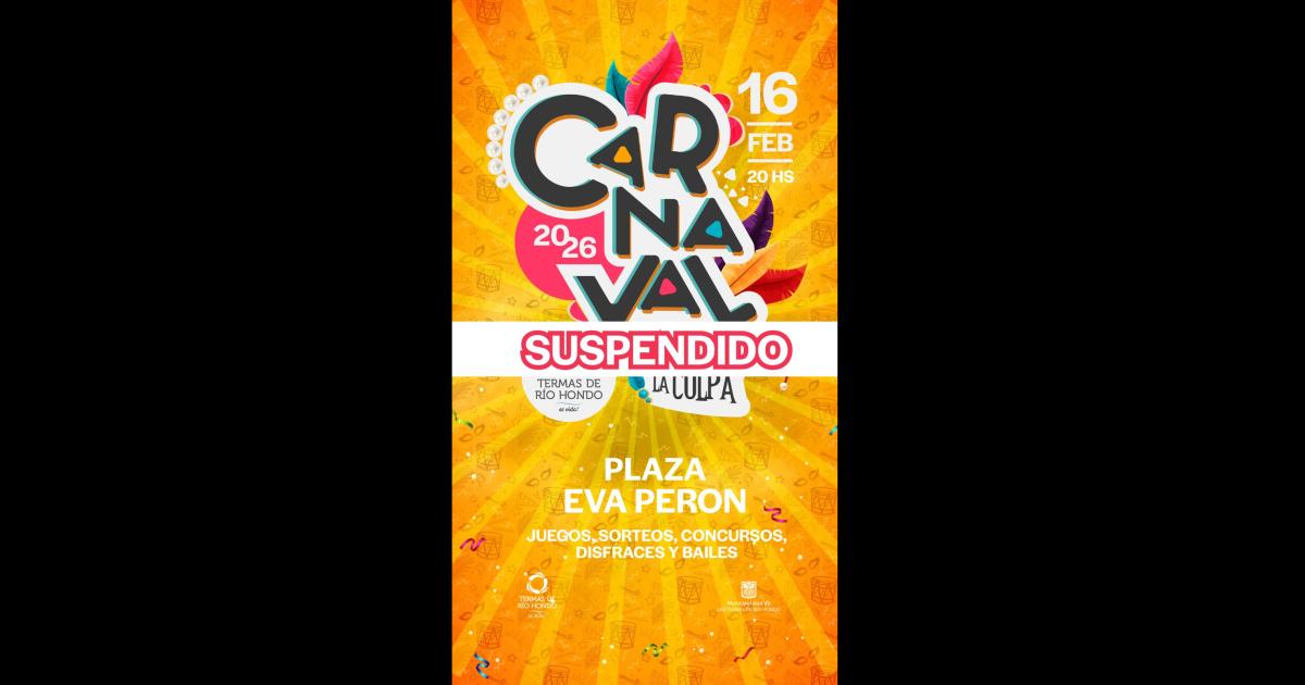Suspenden el evento Carnaval Tiene la Culpa por inclemencias climaacuteticas