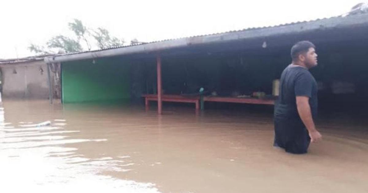 Una intensa tormenta en la Regioacuten Albigasta pone en vilo a Lavalle