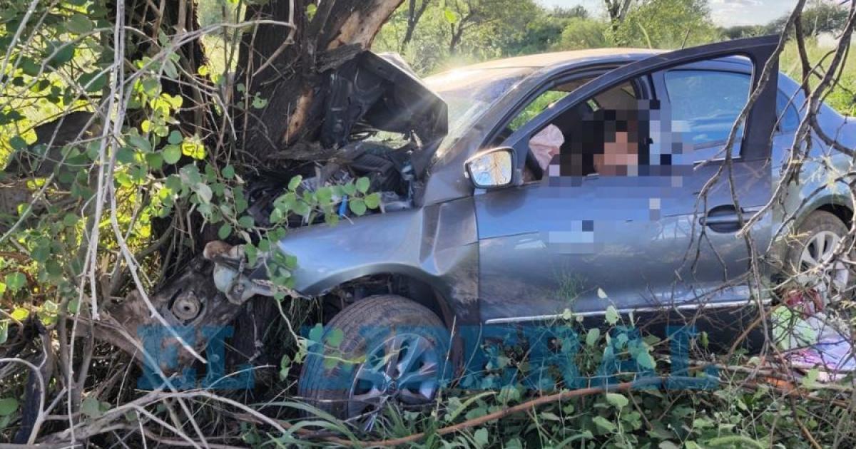 La explosiacuteon de un neumaacutetico provocoacute un accidente en la Ruta Nacional 16