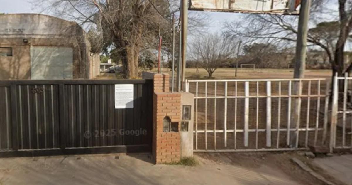 El hecho ocurrió en un predio de canchas