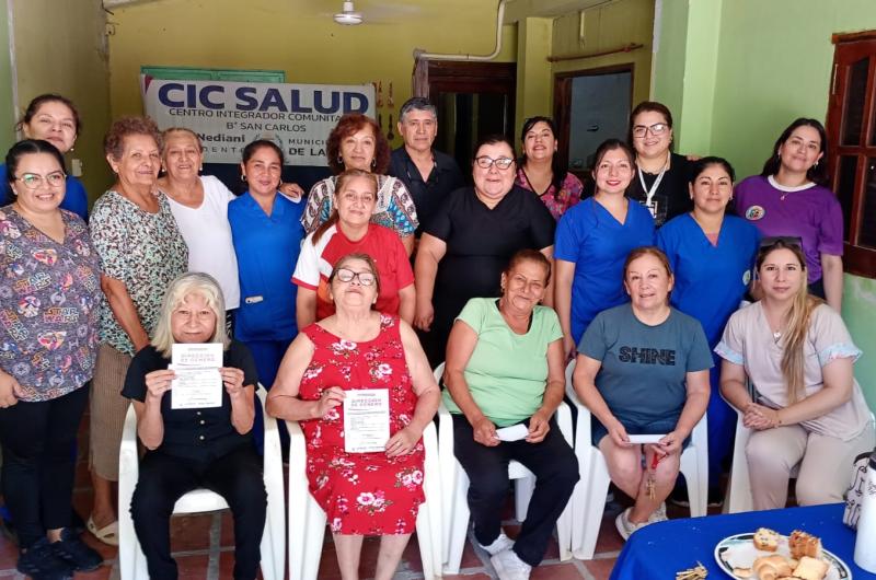 Adultos Mayores desarrolloacute un vasto trabajo de asistencia social en el populoso barrio San Carlos