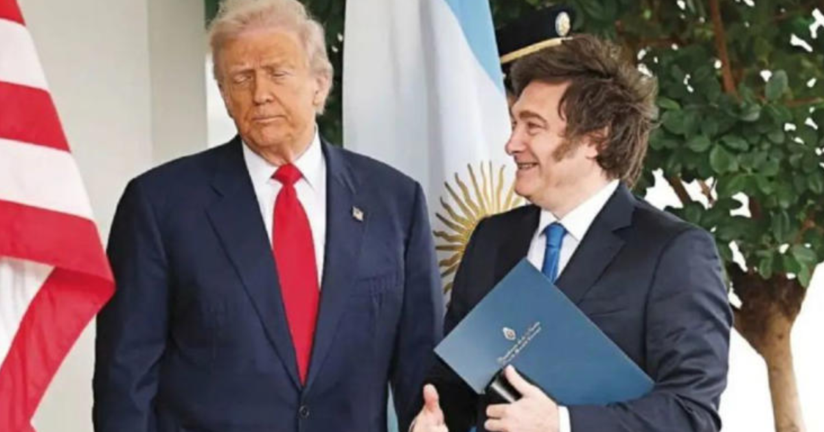 Donald Trump y Javier Milei (Foto- AFP)