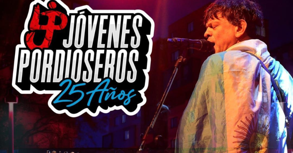 Jóvenes Pordioseros llega a Santiago del Estero para celebrar 25 años de rock (Foto- Prensa)