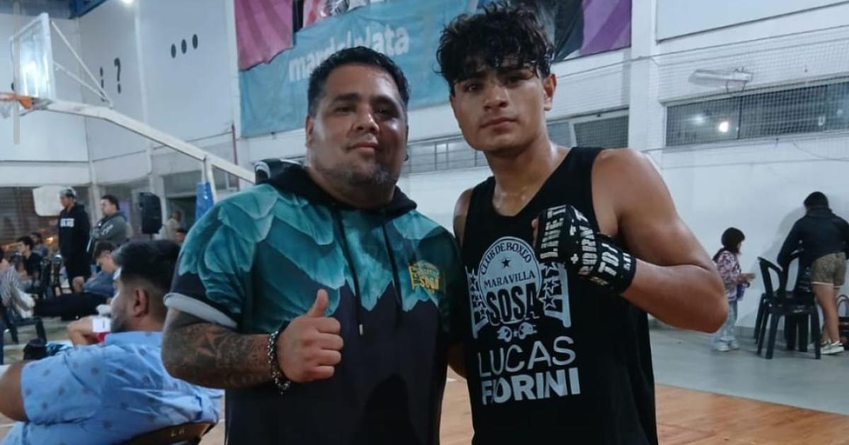 Fernando Sosa Junior feliz por el triunfo de sus pupilos 