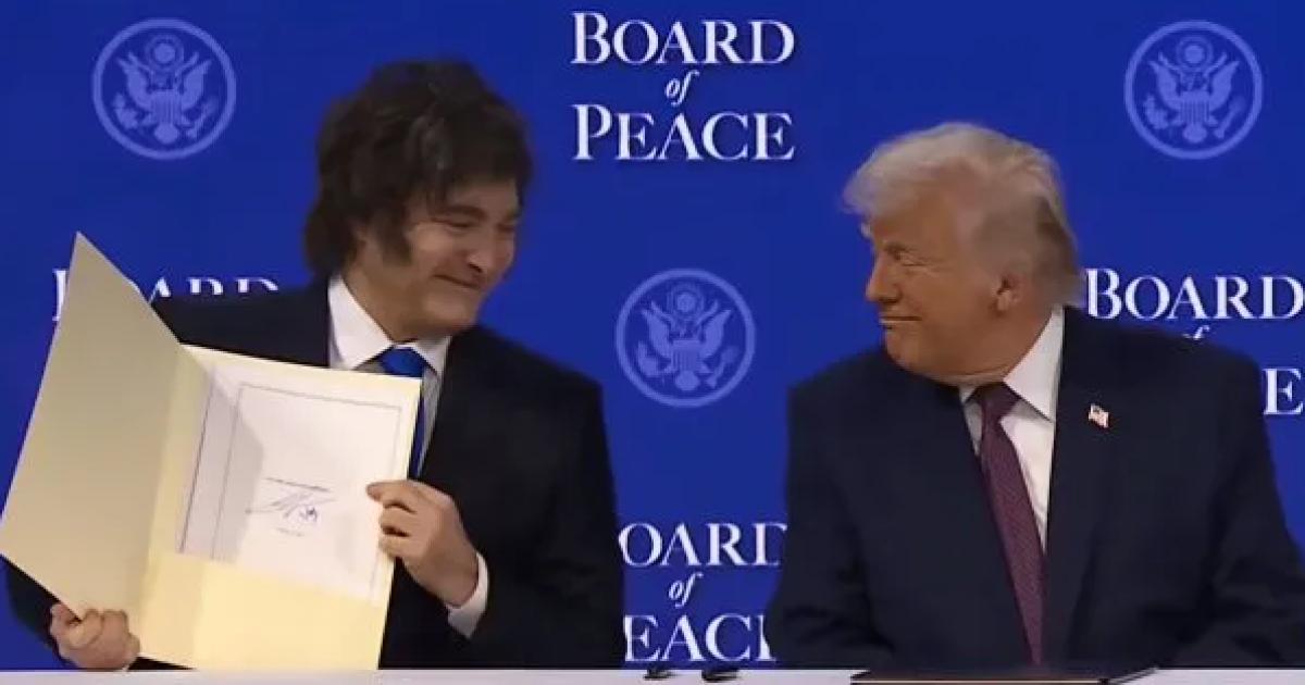 En medio del paro general de la CGT Milei participa del Consejo de la Paz en Washington