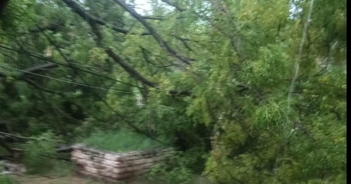 Un tornado provocoacute serios dantildeos en Termas y Santiago estaacute en alerta