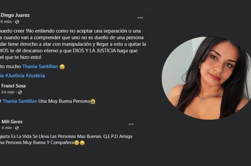 Thania tenía 22 años y sus amigos la despiden con dolor en las redes