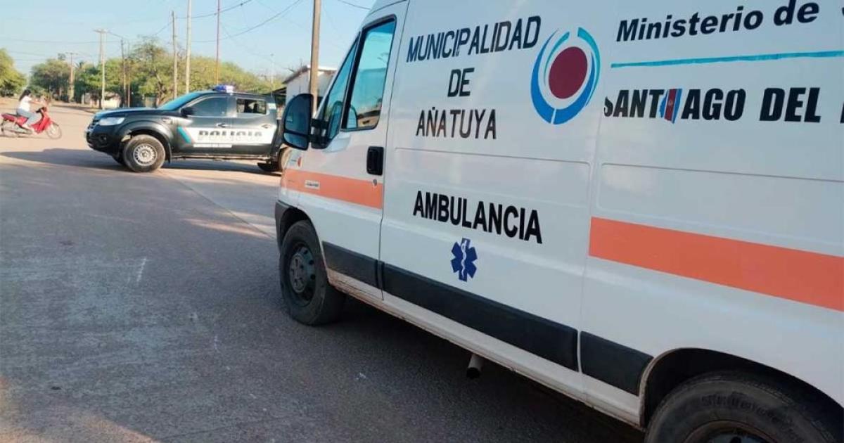 Sufrioacute graves heridas al chocar contra un alambre tensado en la calle