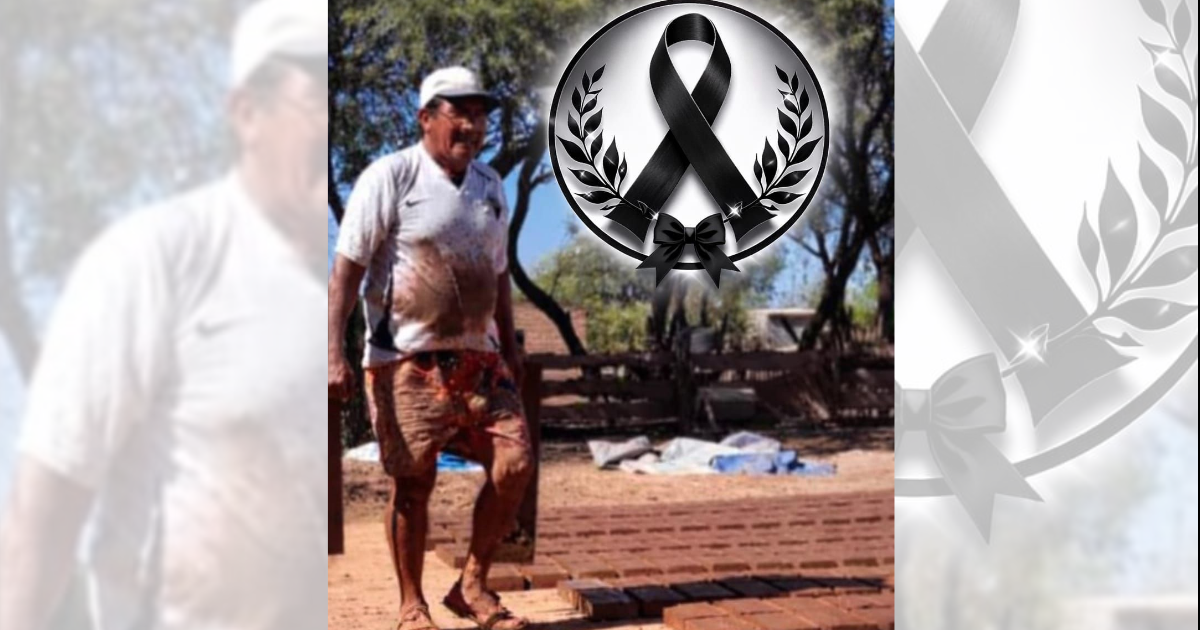 Don Hubicho Bicho Santill�n era un vecino muy reconocido y respetado en Monte Quemado (Foto- Gentileza Prensa Norte)