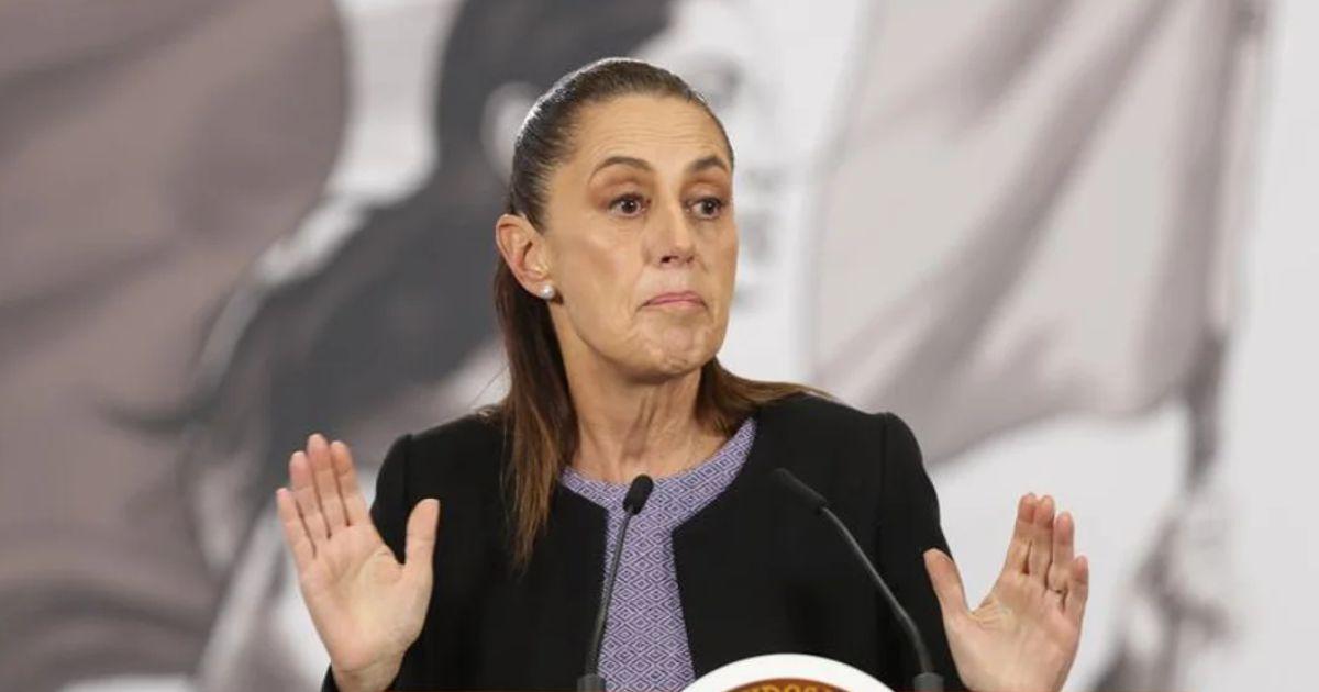 La presidenta de México durante su habitual conferencia (Agencia NA)