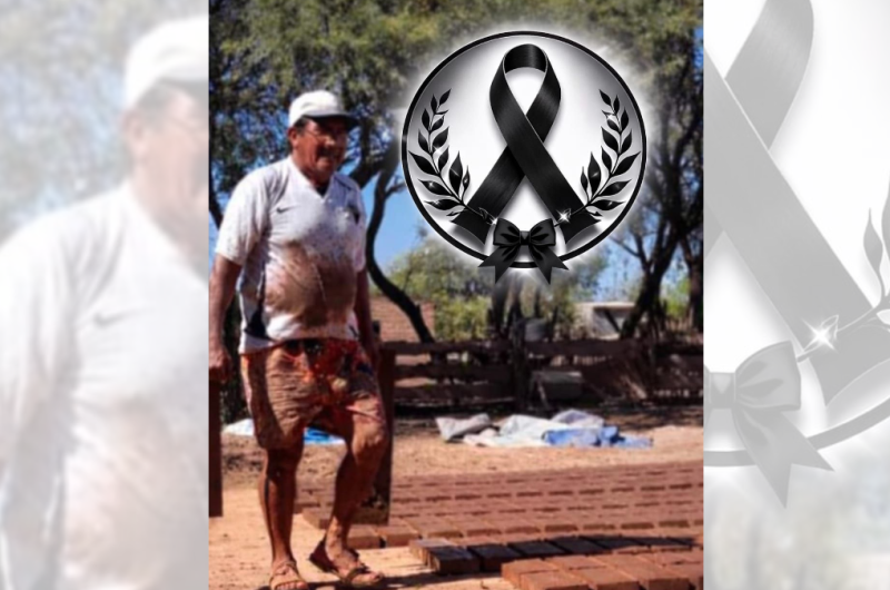 Don Hubicho Bicho Santill�n era un vecino muy reconocido y respetado en Monte Quemado (Foto- Gentileza Prensa Norte)