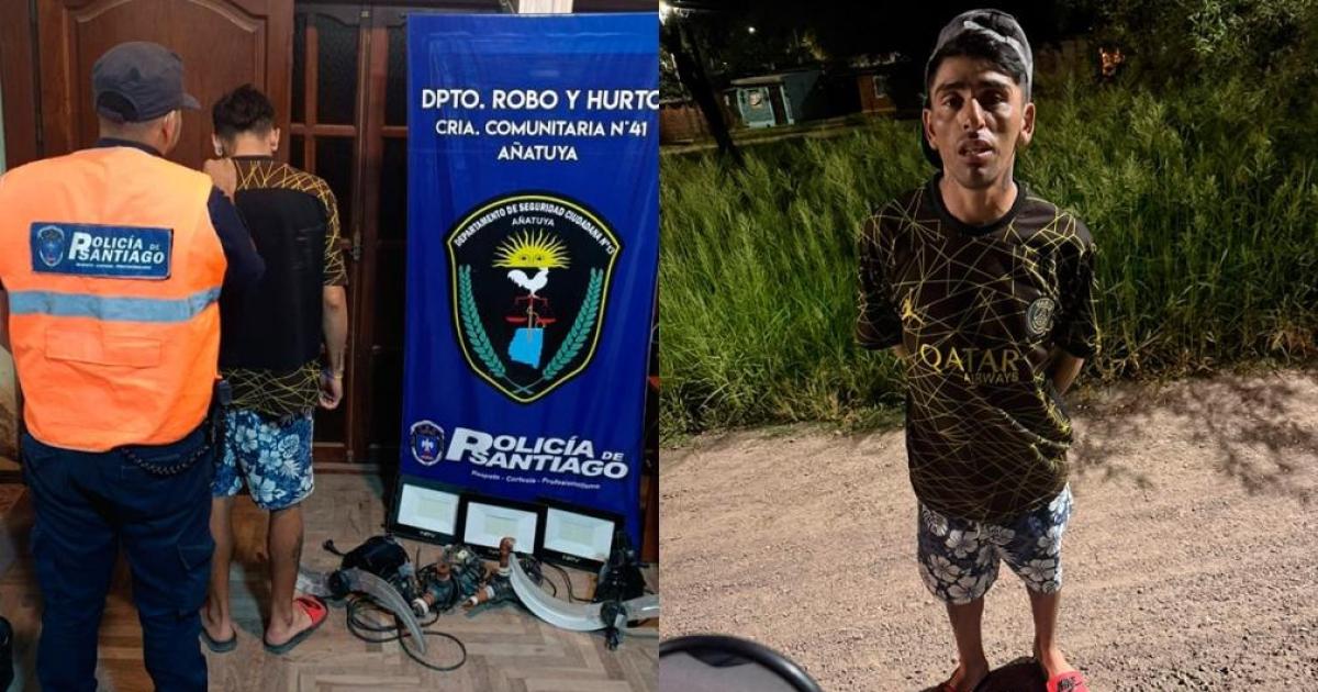 Detienen a Topo por el robo y venta de equipos de un colegio secundario