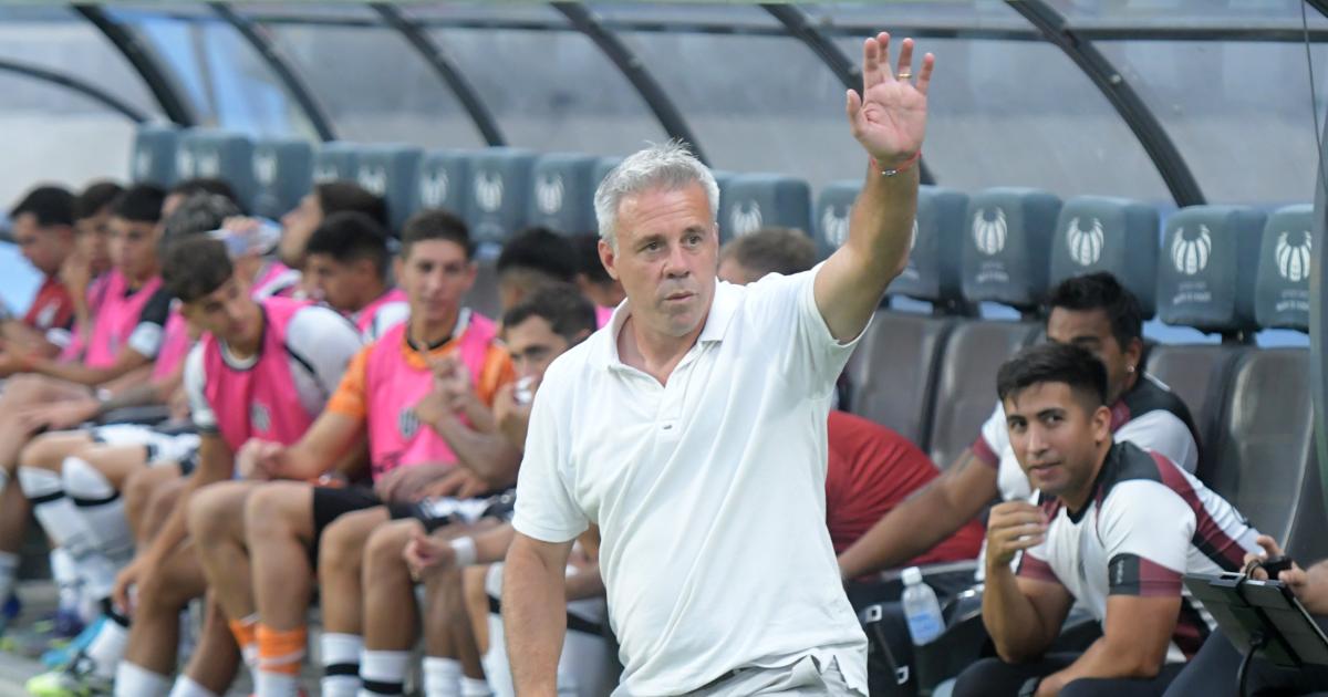 PALABRAS Lucas Pusineri habló anoche y se fue conforme con el segundo tiempo del equipo