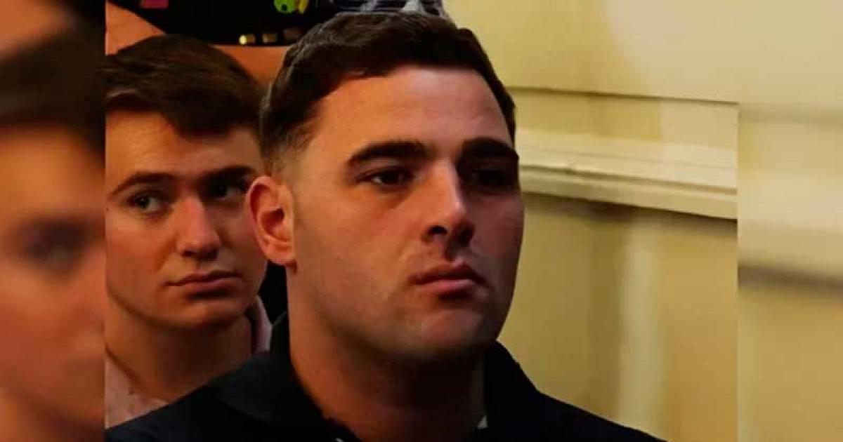 Pertossi durante la lectura de alegatos (Foto- Agencia NA)