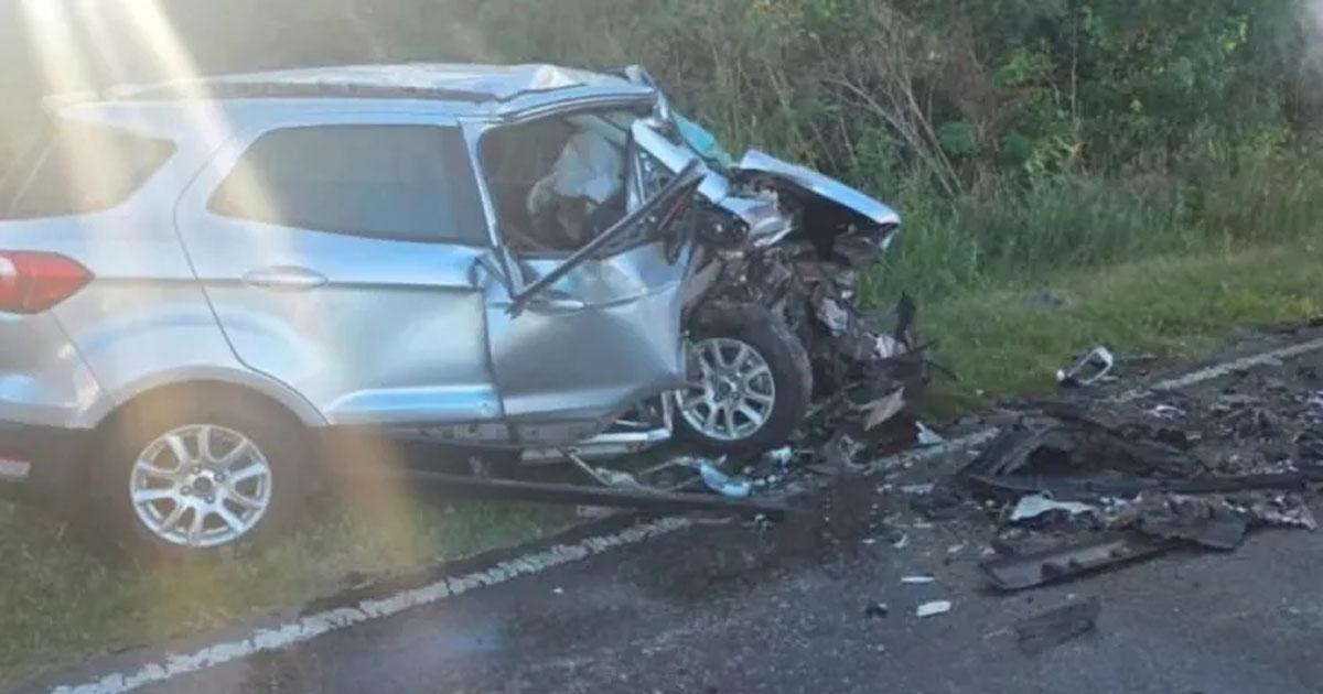 Traacutegico accidente- fallecieron una mujer y un menor tras el siniestro vial 