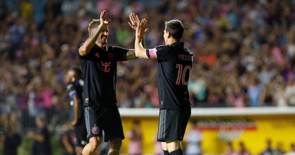 Messi de penal hizo festejar a Inter Miami en un amistoso