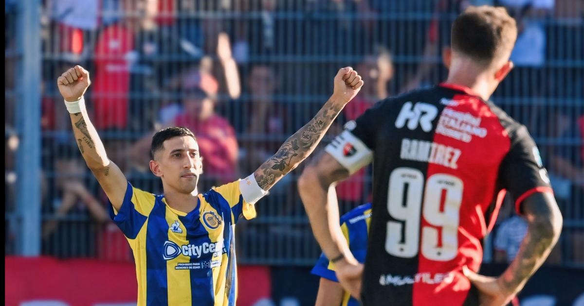 Rosario Central con un gol de Di Mariacutea fue duentildeo del claacutesico y hundioacute a Newells