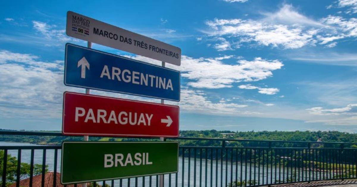 La triple frontera (Foto- Infobae)